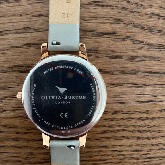 OLIVIA BURTON PAINTERLY PRINTS WATCH WITH 38MM WHITE FLORAL FACE & FLYING BIRDS